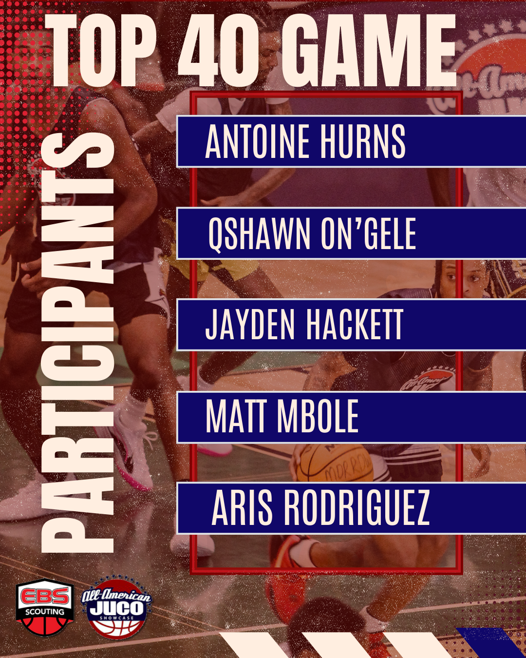 All-American JUCO Showcase Invitational Top 40 All-Star Selections